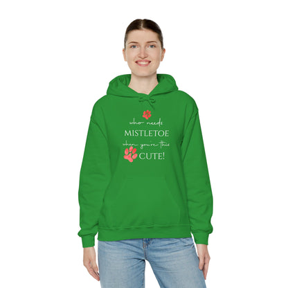Cute & Cozy Paw Print Holiday Hoodie