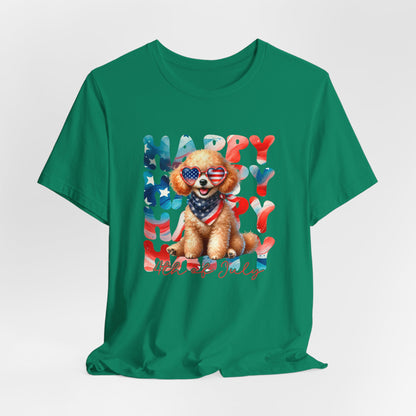 "Patriotic Pup – 4th of July Celebration Tee"