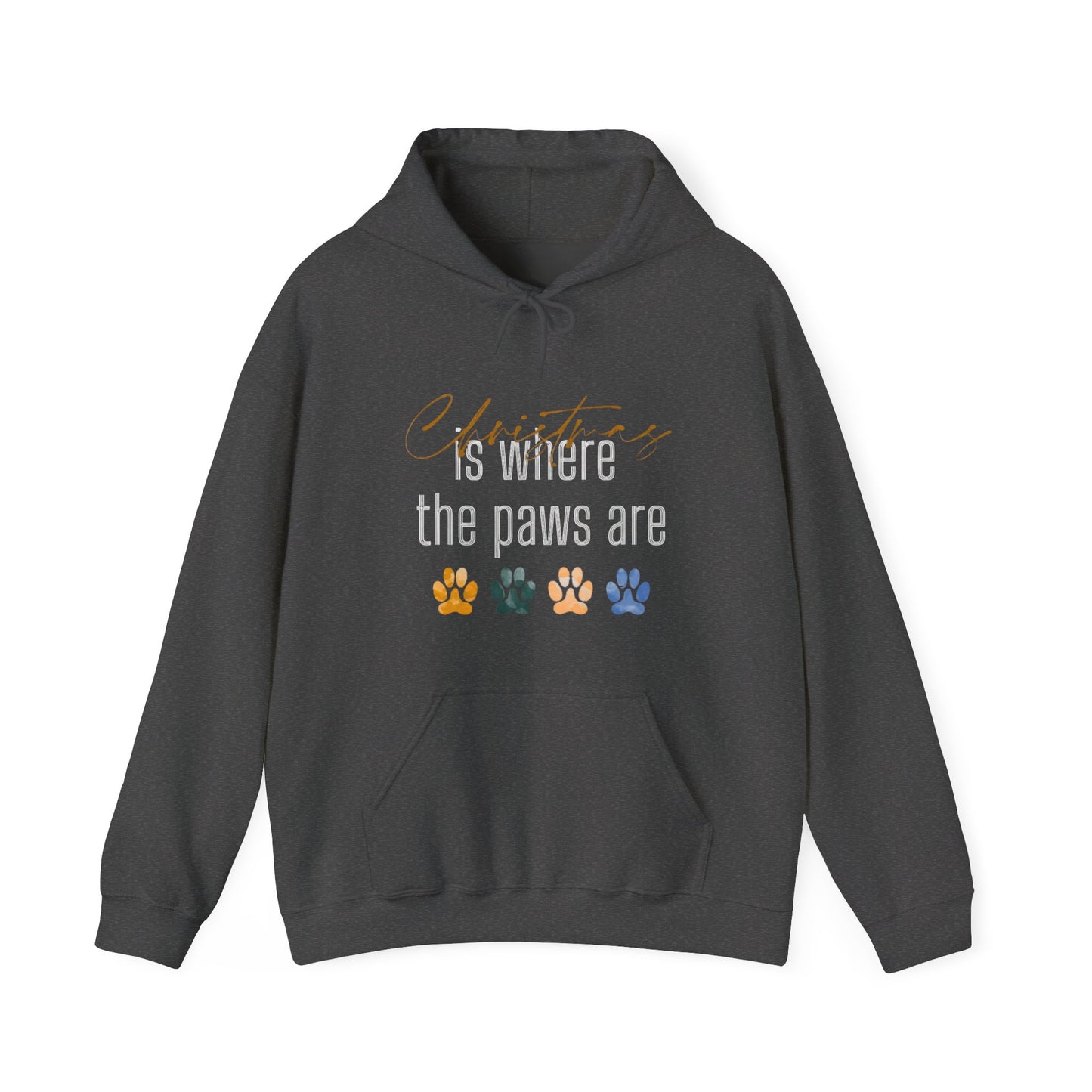 Christmas Is Where The Paws Are Hoodie