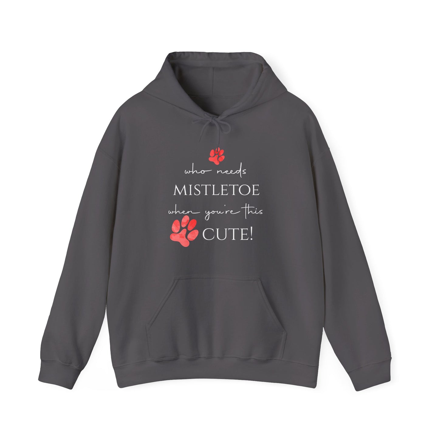 Cute & Cozy Paw Print Holiday Hoodie