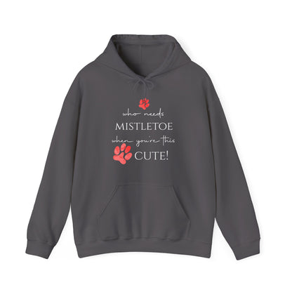 Cute & Cozy Paw Print Holiday Hoodie