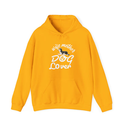 Wife Mother Dog Lover Hoodie | Woman's Dog Mom Life