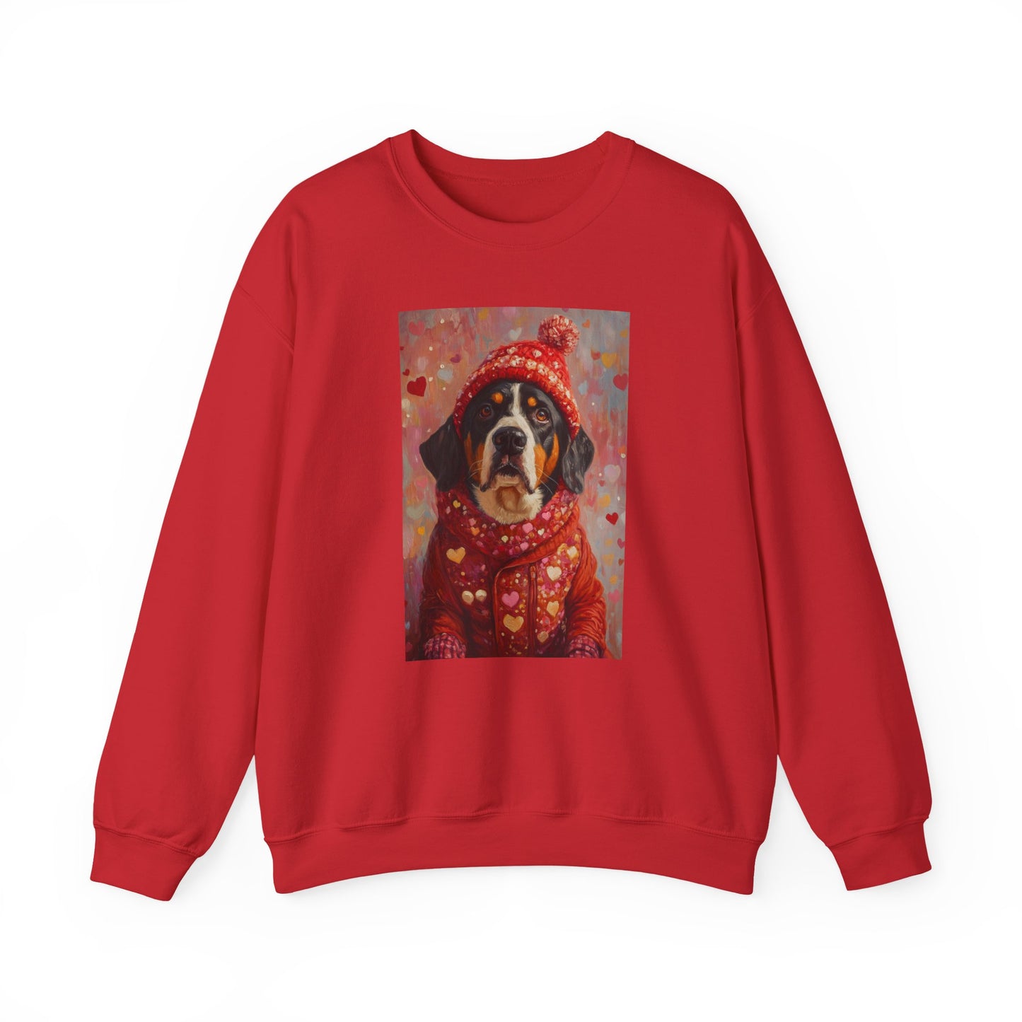 Bernese Love Sweatshirt | Valentine's Dog Sweater Art