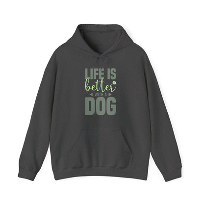 “Life Is Better With a Dog” Unisex Hoodie