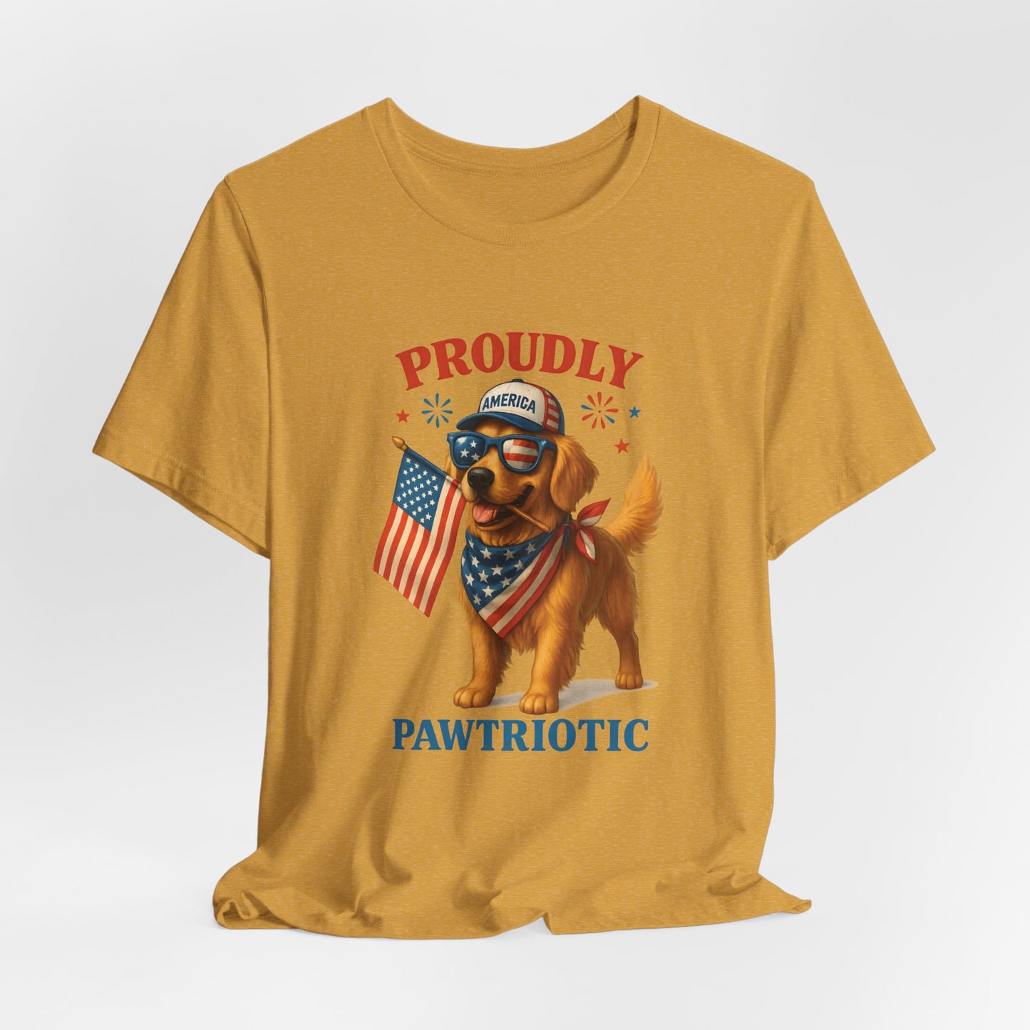 Proudly Pawtriotic Dog – Unisex Patriotic T-Shirt