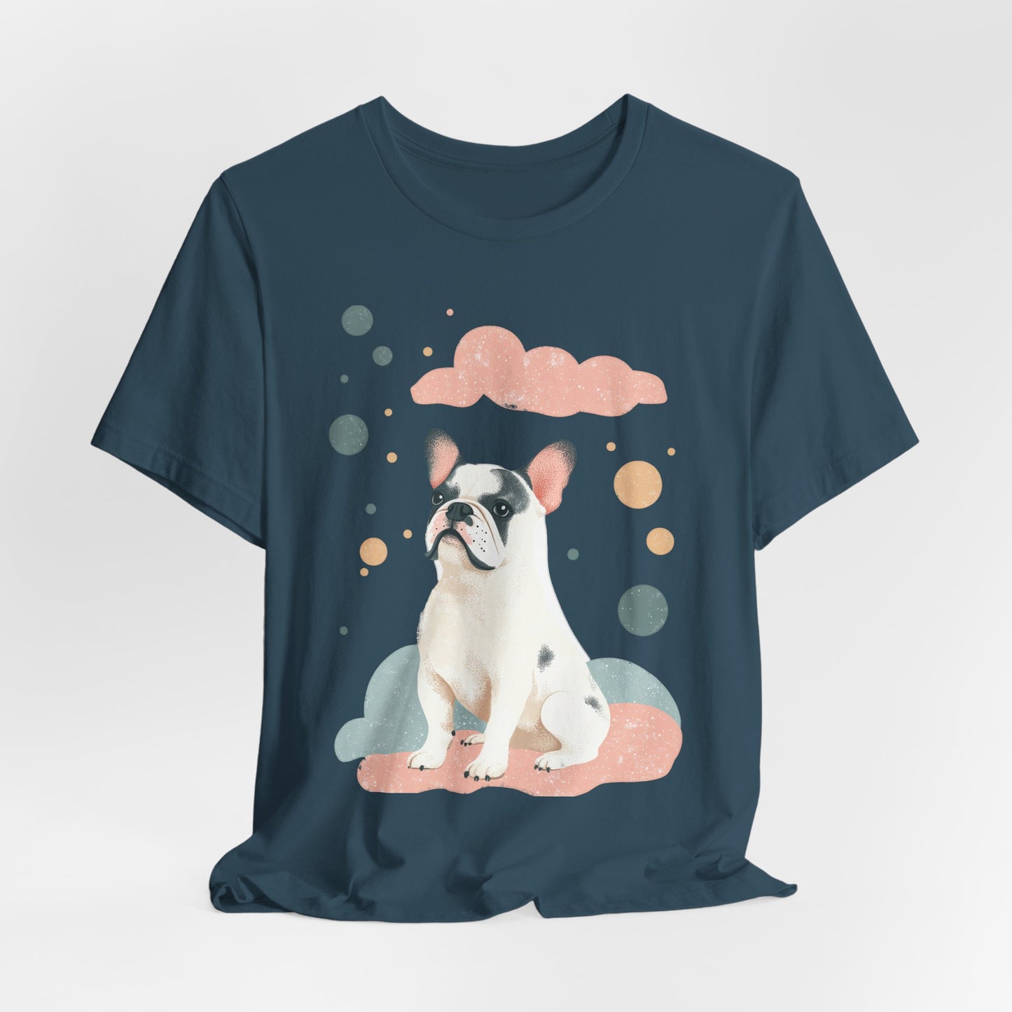 Dreamy Bulldog Skies – Unisex T-Shirt