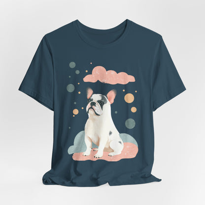 Dreamy Bulldog Skies – Unisex T-Shirt